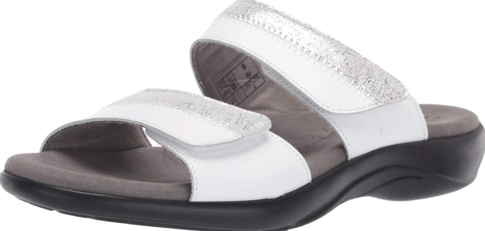 SAS Nudu Adjustable Women’s Slide White Size 9W